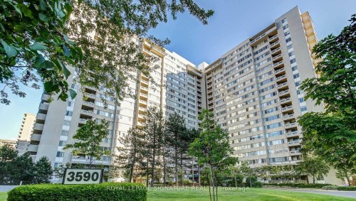 1407-3590 Kaneff Crescent, Mississauga, ON - Outdoor With Balcony With Facade