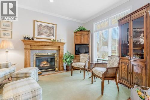 369 George Street N Unit# 2, Cambridge, ON - Indoor Photo Showing Living Room With Fireplace