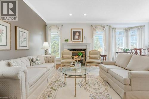 369 George Street N Unit# 2, Cambridge, ON - Indoor Photo Showing Living Room With Fireplace