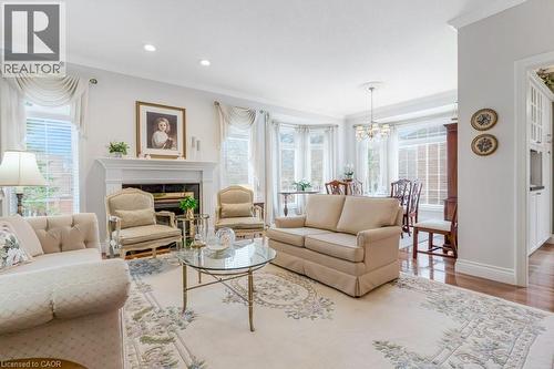 369 George Street N Unit# 2, Cambridge, ON - Indoor Photo Showing Living Room With Fireplace