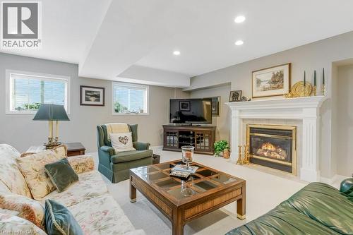 369 George Street N Unit# 2, Cambridge, ON - Indoor Photo Showing Living Room With Fireplace