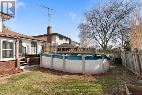 64 Adel Drive, St. Catharines (Carlton/Bunting), ON - Outdoor With Above Ground Pool With Backyard