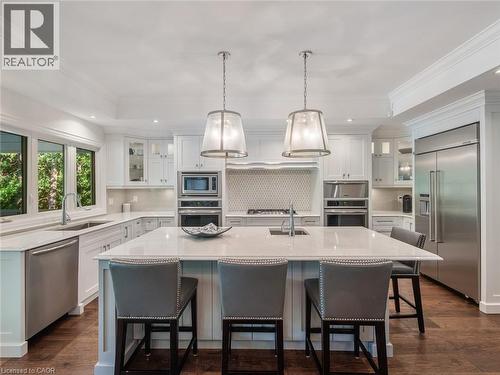 3087 Lakeshore Road, Burlington, ON - Indoor Photo Showing Kitchen With Stainless Steel Kitchen With Upgraded Kitchen