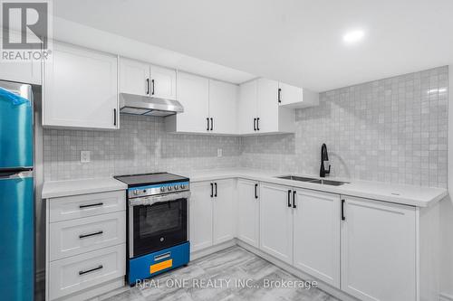 22 Halam Avenue, Hamilton, ON - Indoor Photo Showing Kitchen With Double Sink