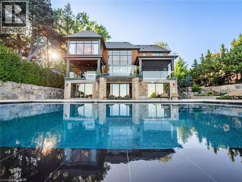 140 Secord Lane, Burlington, ON - Outdoor With In Ground Pool
