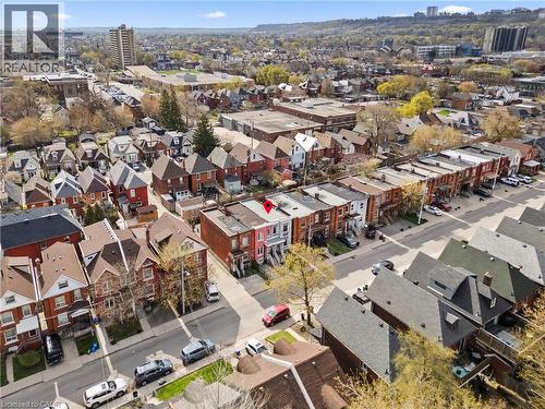 Snowy aerial view with a residential view - 78 Clyde Street, Hamilton, ON - Outdoor