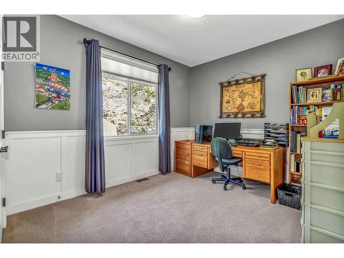 2nd Level Bedroom - 8780 Braeburn Drive, Coldstream, BC - Indoor Photo Showing Office