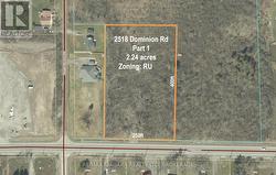 2518-PT LOT 1 DOMINION ROAD Fort Erie (Ridgeway), ON L0S 1N0