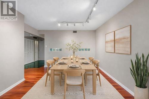 Virtually STAGED - 1404 - 160 George Street, Ottawa, ON - Indoor Photo Showing Dining Room