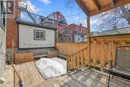 Rear Deck With Bench Seating & Planters - 280 Flora Street, Ottawa, ON - Outdoor With Deck Patio Veranda With Exterior