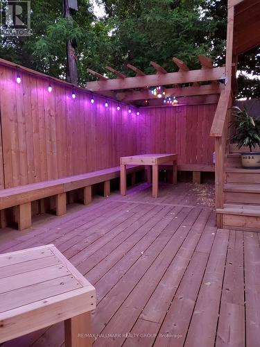 Perimeter Lighting on the Deck - 280 Flora Street, Ottawa, ON - Outdoor With Deck Patio Veranda