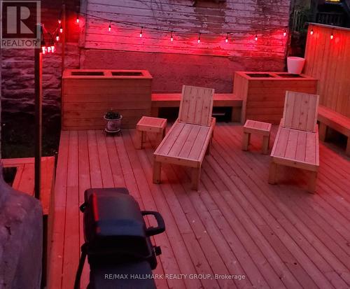 Perimeter Lighting on the Deck - 280 Flora Street, Ottawa, ON - Outdoor With Deck Patio Veranda