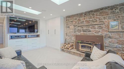 456 Silver Birch Drive, Tiny, ON - Indoor With Fireplace