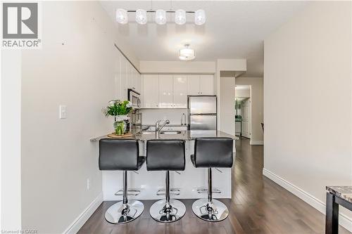 170 Water Street N Unit# 807, Cambridge, ON - Indoor Photo Showing Kitchen With Upgraded Kitchen