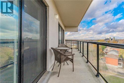 170 Water Street N Unit# 807, Cambridge, ON - Outdoor With Balcony With View