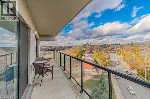 170 Water Street N Unit# 807, Cambridge, ON - Outdoor With Balcony With View