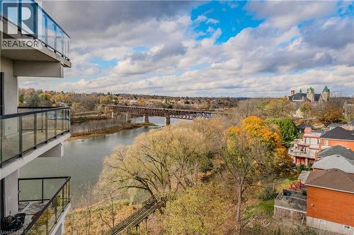 170 Water Street N Unit# 807, Cambridge, ON - Outdoor With Balcony With View