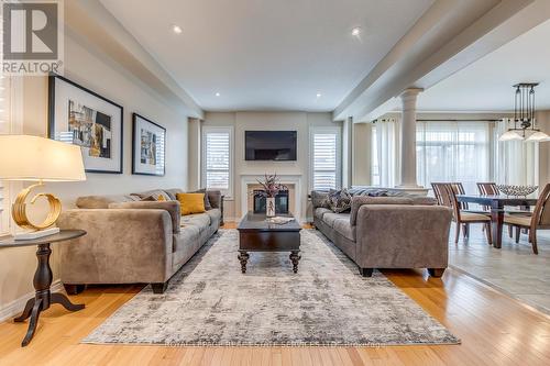 4709 Irena Avenue, Burlington, ON - Indoor Photo Showing Living Room With Fireplace