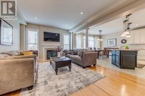 4709 Irena Avenue, Burlington, ON - Indoor Photo Showing Living Room With Fireplace