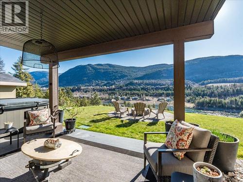 3733 Williston Road, Castlegar, BC - Outdoor With Deck Patio Veranda With View
