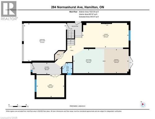 View of home floor plan - 284 Normanhurst Avenue, Hamilton, ON - Other