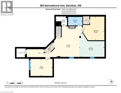 View of home floor plan - 284 Normanhurst Avenue, Hamilton, ON - Other