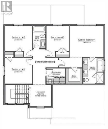 Upper Floor Plan - Lot 5 Plum Blossom Court, London North (North S), ON - Other