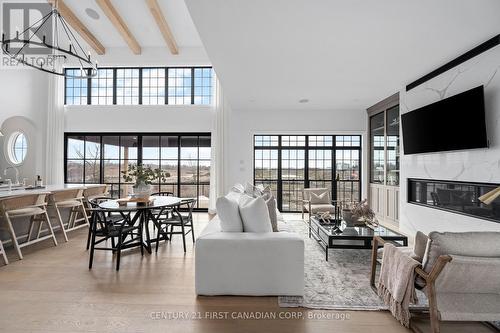 Lot 5 Plum Blossom Court, London North (North S), ON - Indoor Photo Showing Living Room With Fireplace