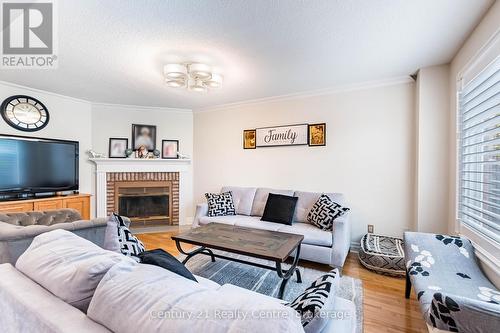 3349 Loyalist Drive, Mississauga, ON - Indoor Photo Showing Living Room With Fireplace