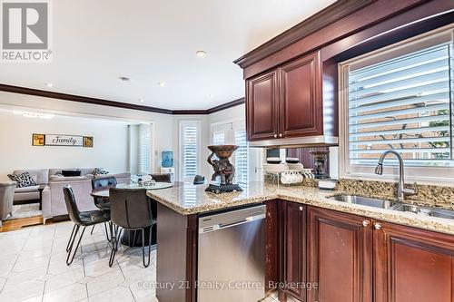 3349 Loyalist Drive, Mississauga, ON - Indoor Photo Showing Kitchen With Double Sink