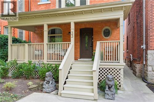 33 Homewood Avenue, Hamilton, ON - Outdoor With Deck Patio Veranda