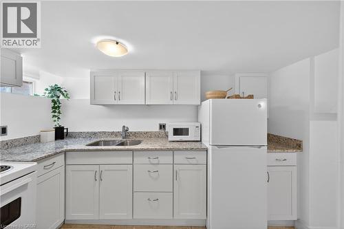 33 Homewood Avenue, Hamilton, ON - Indoor Photo Showing Kitchen With Double Sink