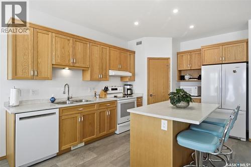 13 315 Olson Lane W, Saskatoon, SK - Indoor Photo Showing Kitchen With Double Sink