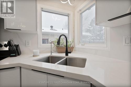 345 Banbury Crescent, London South (South T), ON - Indoor Photo Showing Kitchen With Double Sink