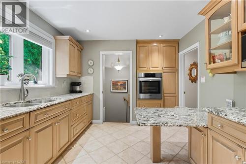 894 Bishop Place, Ancaster, ON - Indoor Photo Showing Kitchen With Double Sink