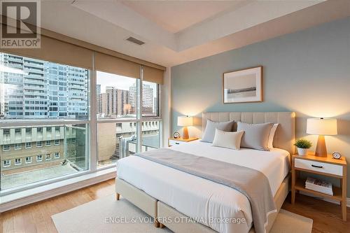 Virtually staged - 602 - 134 York Street, Ottawa, ON - Indoor Photo Showing Bedroom