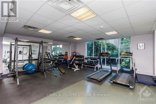 602 - 134 York Street, Ottawa, ON - Indoor Photo Showing Gym Room