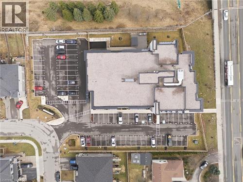 Aerial view of property and surrounding area - 120 Springvalley Crescent Unit# 203, Hamilton, ON - 