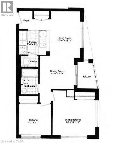 View of home floor plan - 120 Springvalley Crescent Unit# 203, Hamilton, ON - Other