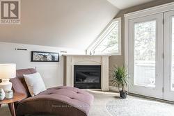 Primary Bedroom With Gas Fireplace - 