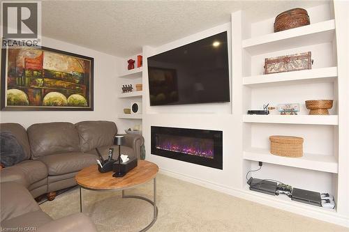 Lower Level - 39 Panabaker Drive Unit# 7, Ancaster, ON - Indoor Photo Showing Living Room With Fireplace