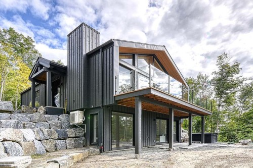 Façade - 565 Ch. Du Refuge, Lac-Supérieur, QC - Outdoor With Exterior