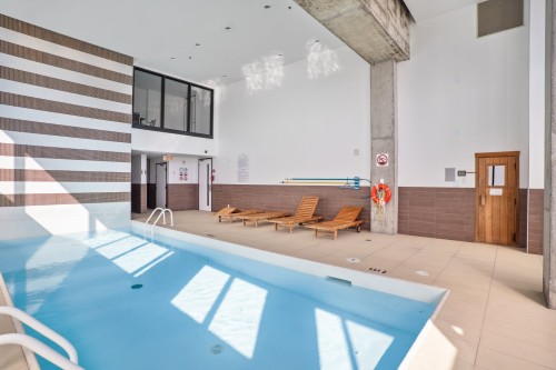Piscine - 208-363 Rue St-Hubert, Montréal (Ville-Marie), QC - Indoor Photo Showing Other Room With In Ground Pool