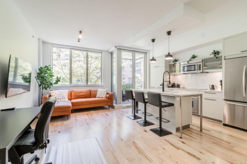 Vue d'ensemble - 208-363 Rue St-Hubert, Montréal (Ville-Marie), QC - Indoor Photo Showing Kitchen With Upgraded Kitchen