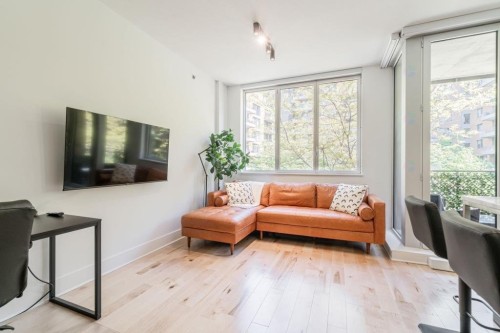 Salon - 208-363 Rue St-Hubert, Montréal (Ville-Marie), QC - Indoor Photo Showing Living Room