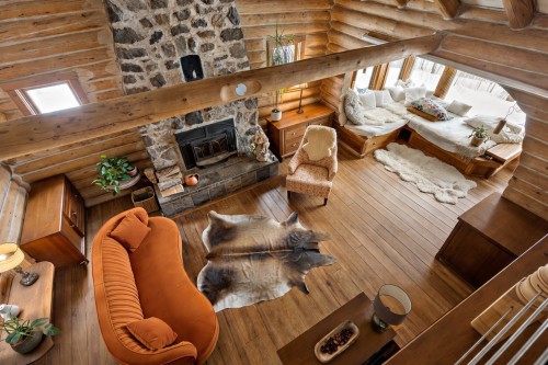 Autre - 225 Ch. Laurent, Saint-Adolphe-D'Howard, QC - Indoor With Fireplace