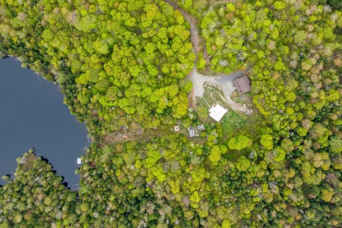 Photo aérienne - 225 Ch. Laurent, Saint-Adolphe-D'Howard, QC - Outdoor With Body Of Water With View
