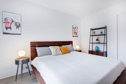 Chambre à coucher principale - 605-1025 Rue De La Commune E., Montréal (Ville-Marie), QC - Indoor Photo Showing Bedroom