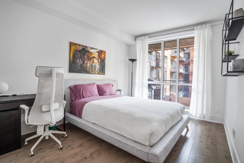 Chambre à coucher - 605-1025 Rue De La Commune E., Montréal (Ville-Marie), QC - Indoor Photo Showing Bedroom