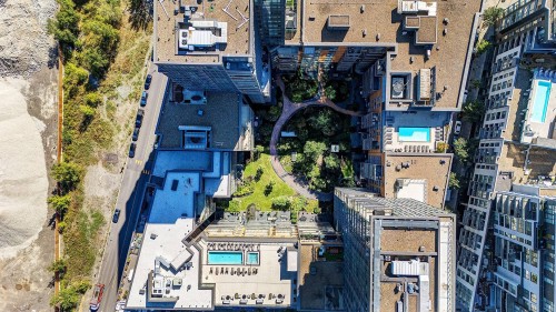 Photo aérienne - 605-1025 Rue De La Commune E., Montréal (Ville-Marie), QC - Outdoor